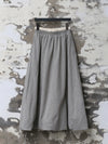 AVIVA JIFEI XUE 25 Autumn/Winter Round Neck Layered Balloon Top/Skirt AJX-FW25-LBS-DMCWD-Dove Microcheck Skirt